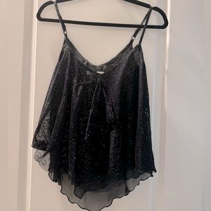 Sheered & Sequence Layers V Shape Front & Back